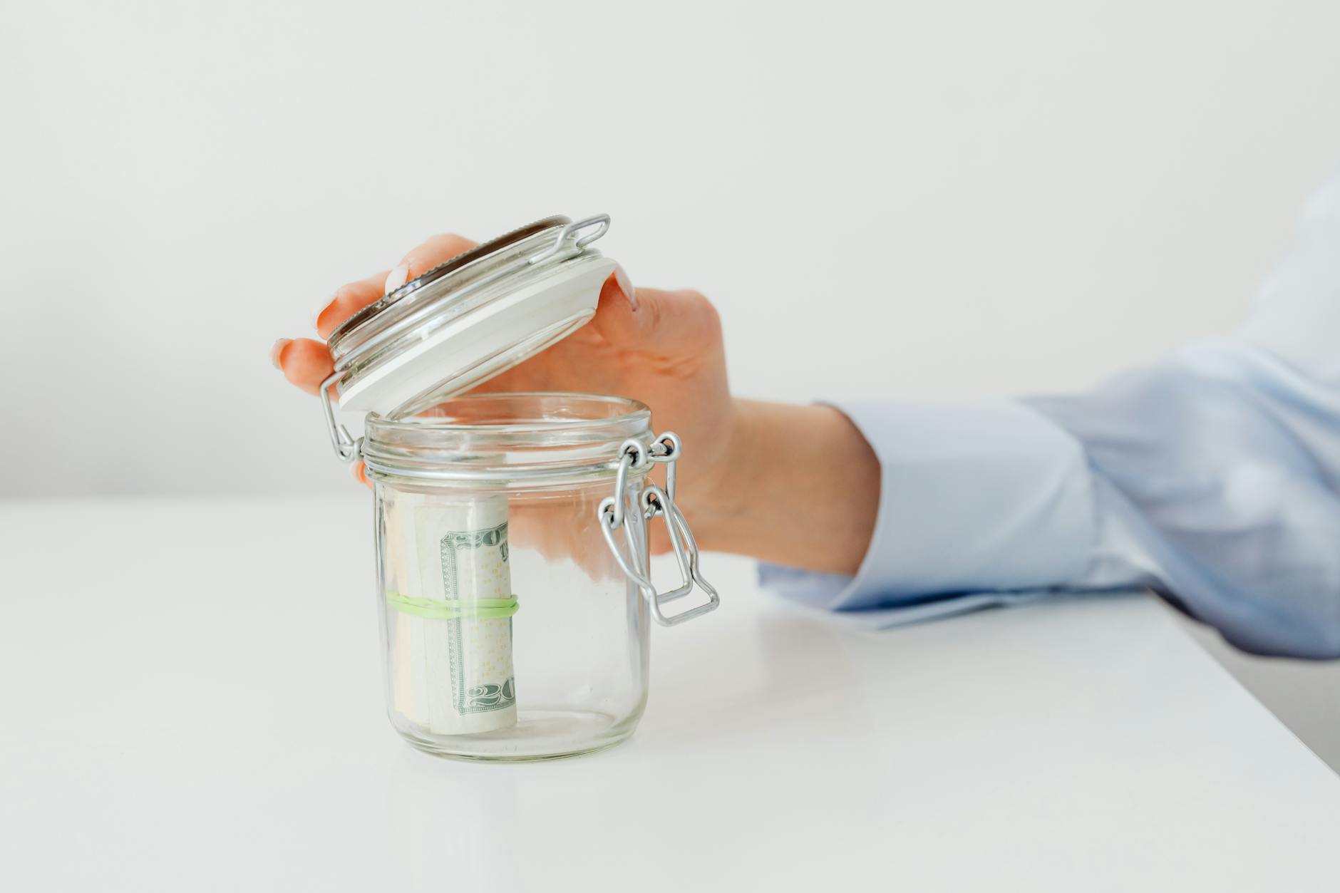 A practical frugal-living visual showing intentional tradeoffs